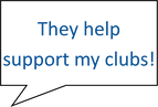 Speech bubble: the help support my clubs